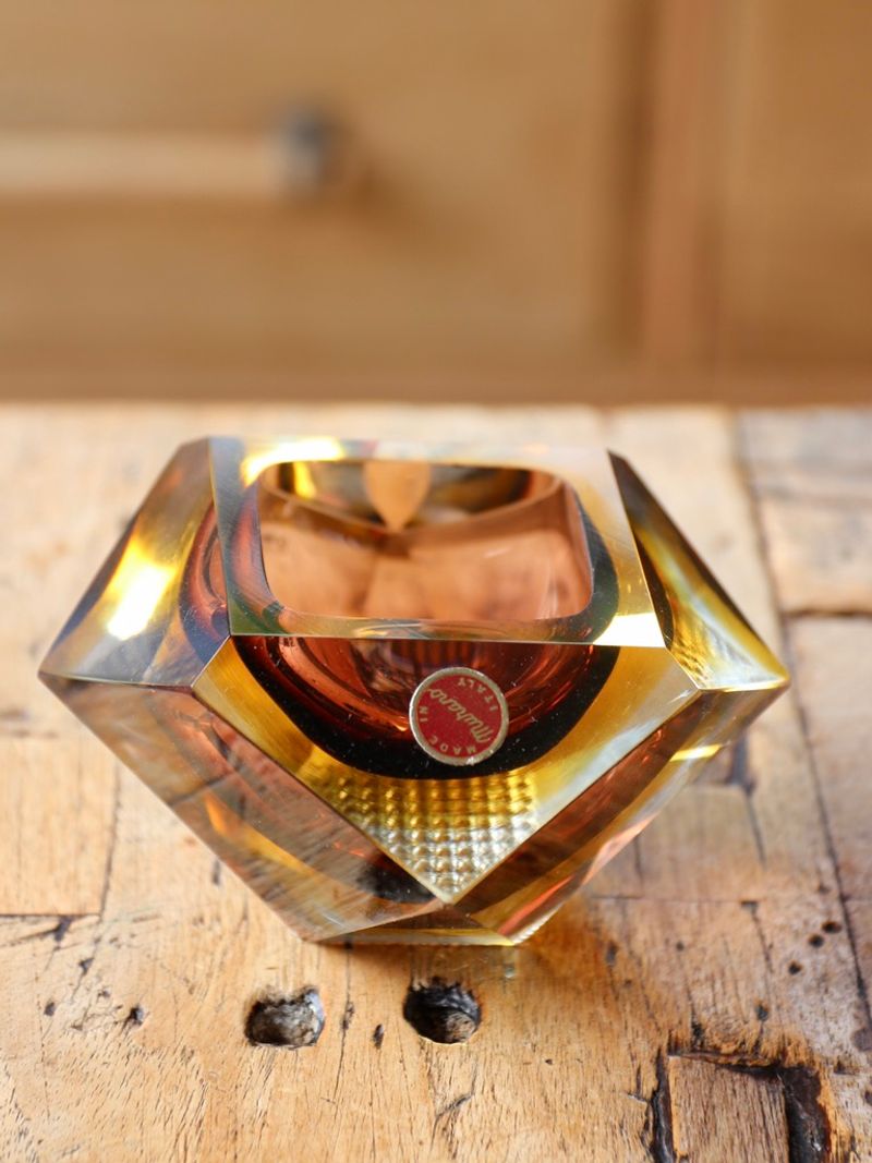 1960s Italian Glass Ashtray – $40
