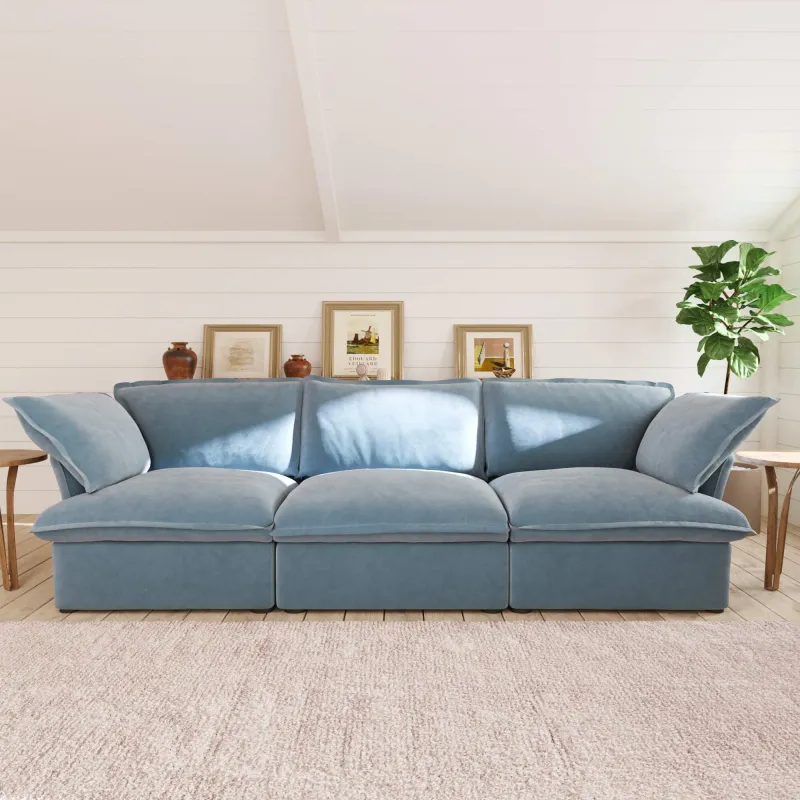 Powder Blue Satin