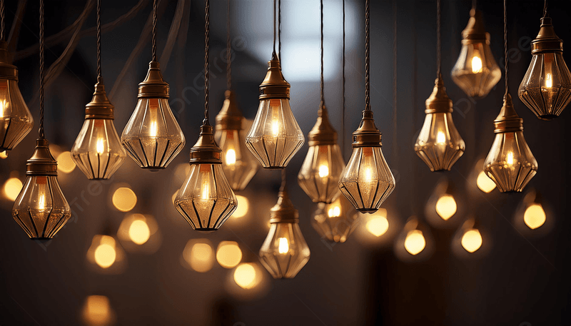 Warm, Cozy Sunset-Toned Lighting