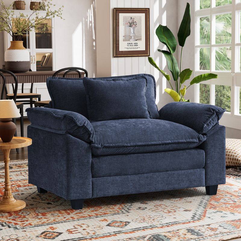 Chenille Armchair