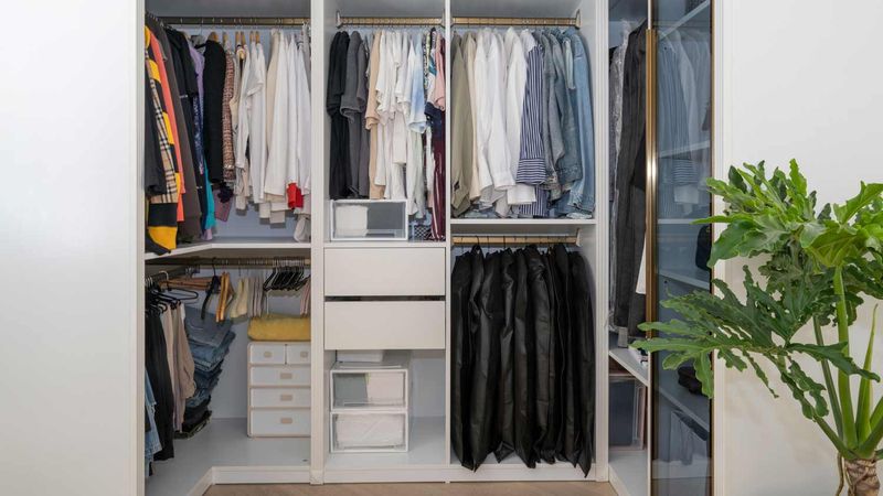 Built-in Tie Racks