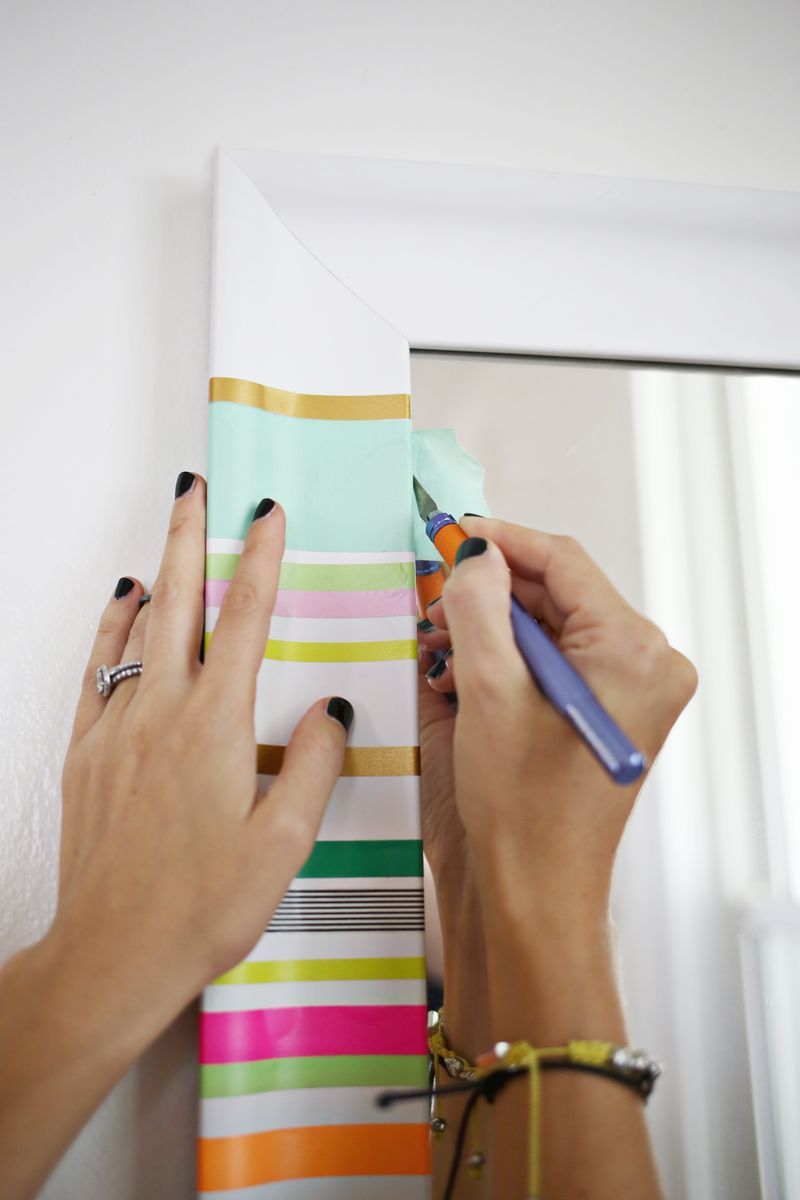 Washi Tape Window Designs