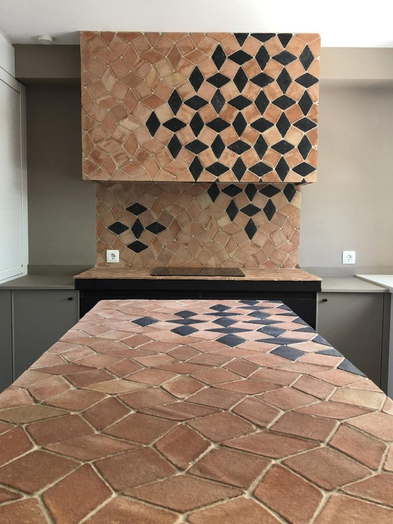 Terracotta Tile Countertops
