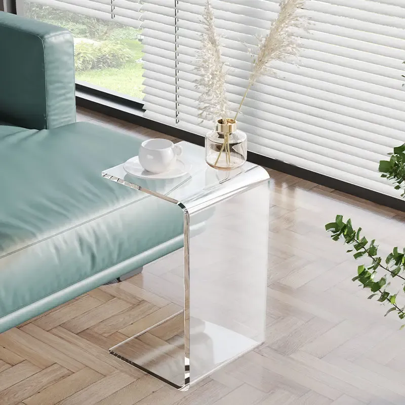 Use Transparent or Lucite Pieces to Reduce Visual Clutter