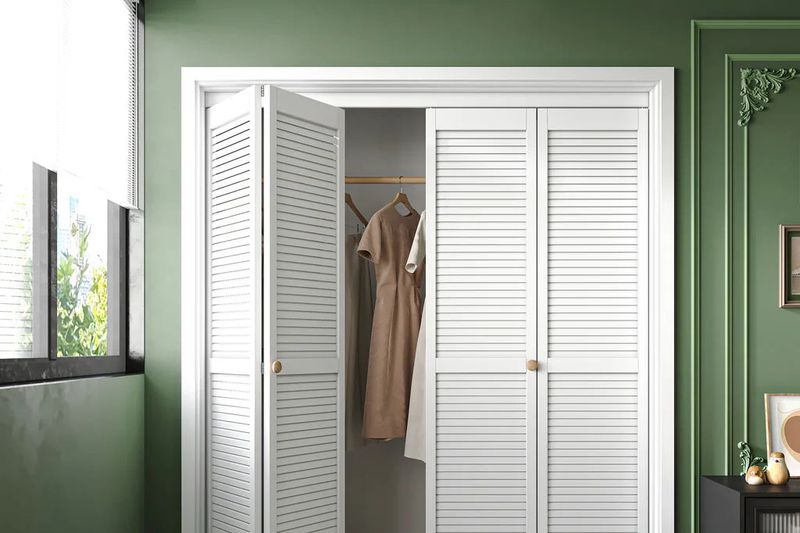 Try Bi-Fold Doors with Brass Accents