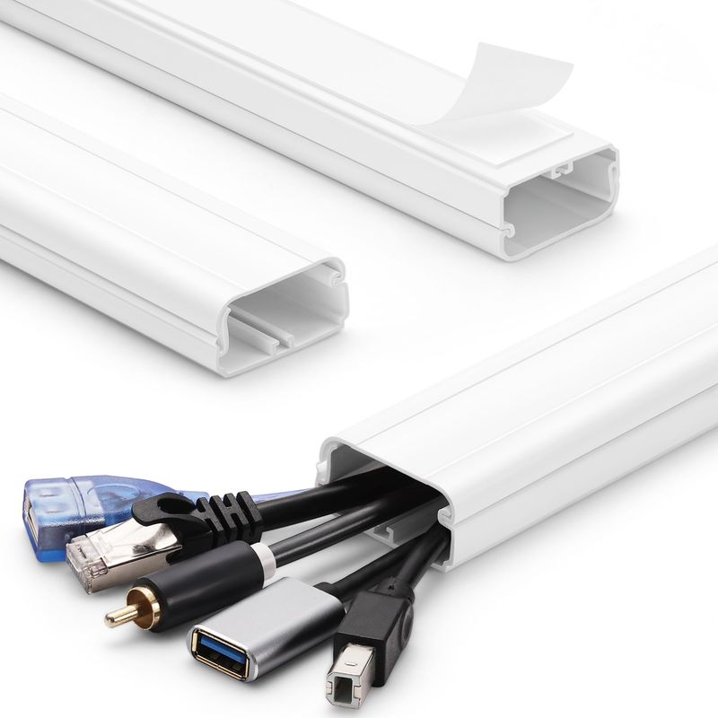 Hide wires with cable management systems