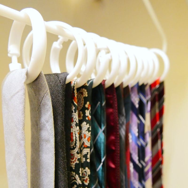 Shower Curtain Rings For Scarves