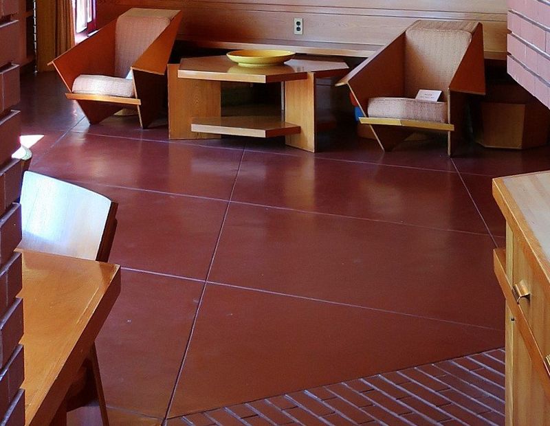 Red Concrete Floors