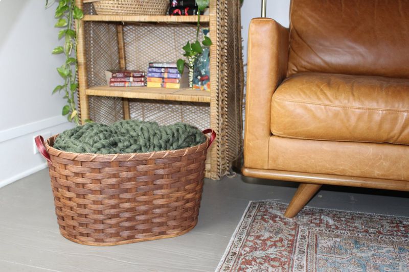 Add Woven Baskets for Texture