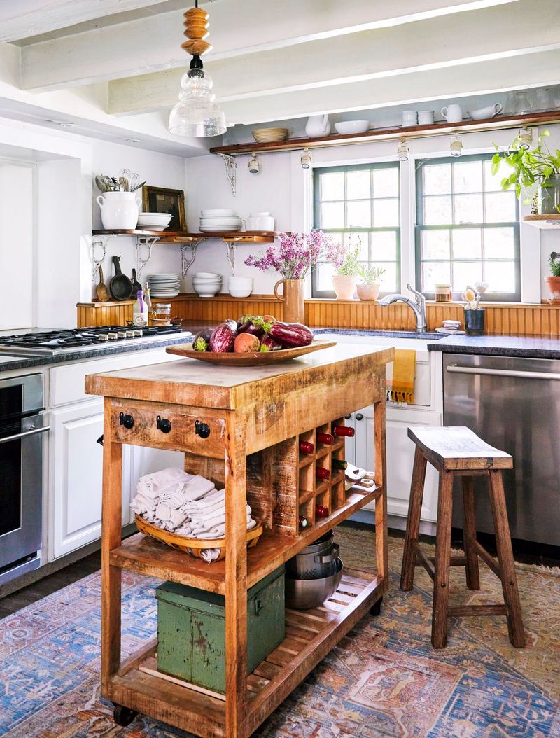 Turn A Desk Into A Baking Station With Storage