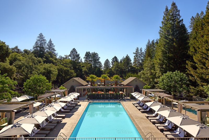 Meadowood Napa Valley Pool, St. Helena, California