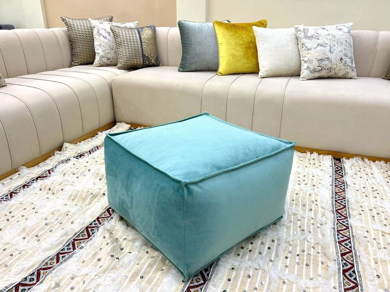 Velvet Poufs