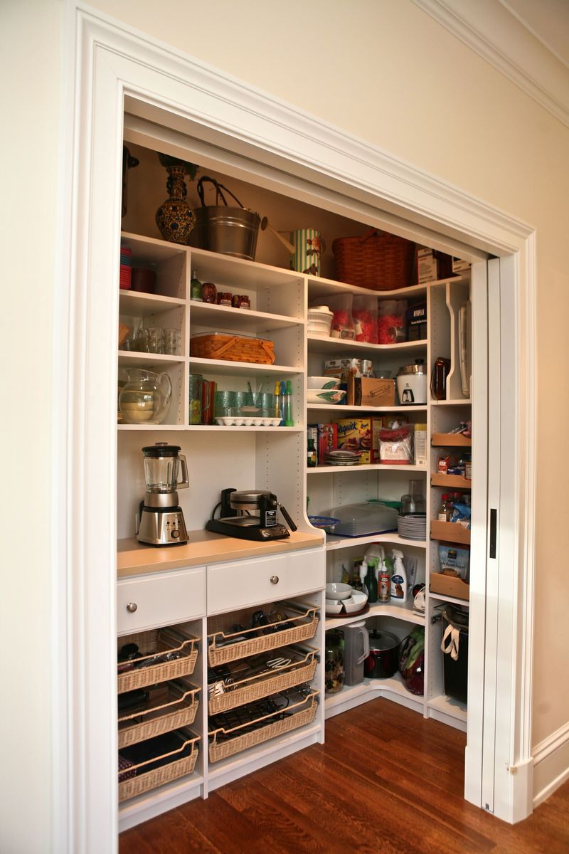 More Wall Space for Cabinets