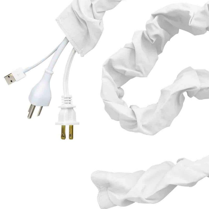 Wall-mounted cord covers