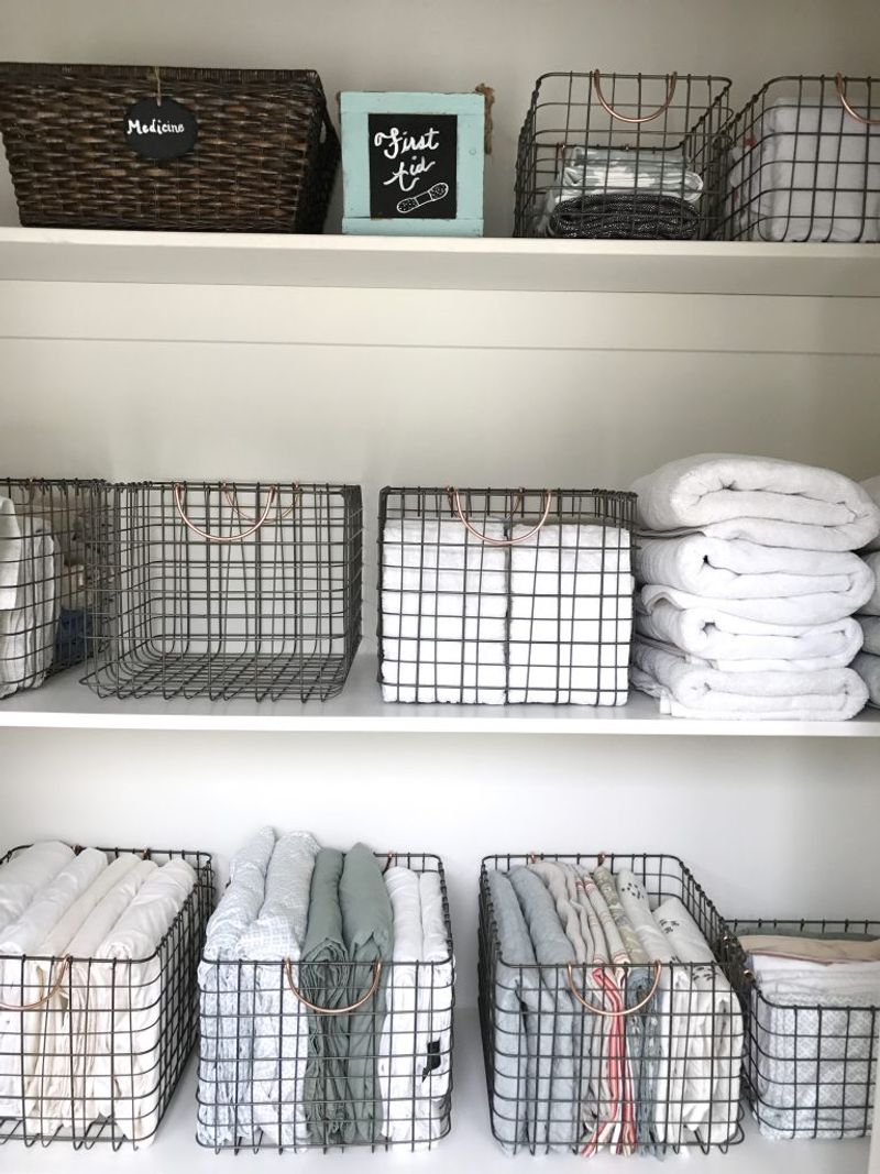 Mesh Wire Storage Baskets Organize In Style