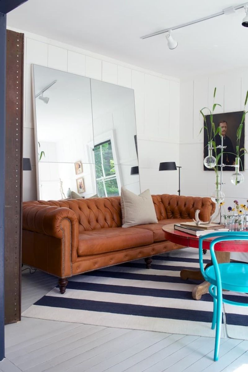 Lean Oversized Framed Mirrors or Art