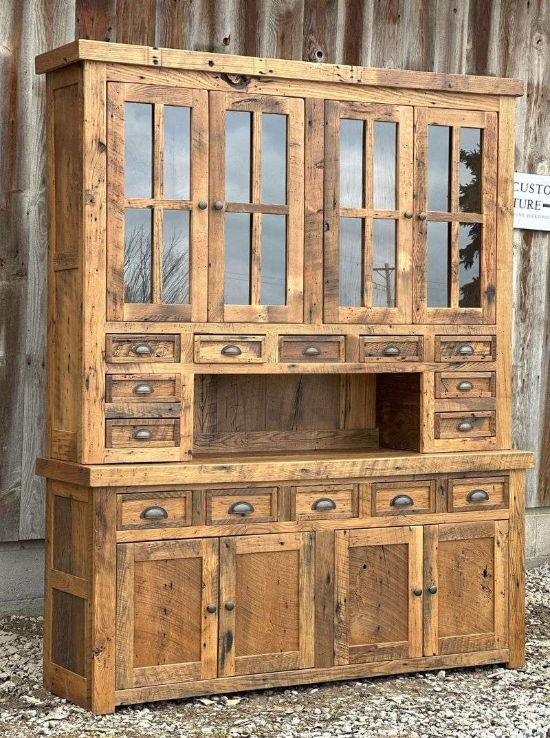 Barnwood Hutch Reclaimed from an Old Shed