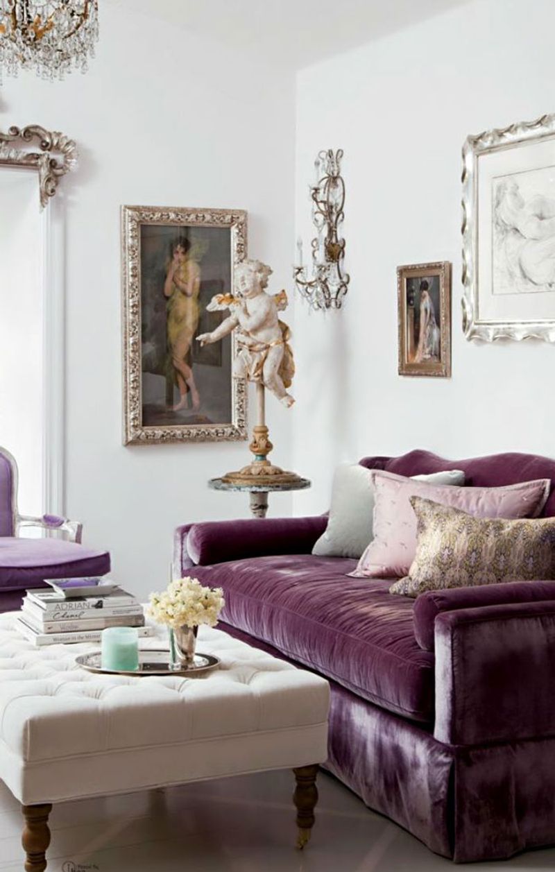 Playful Lavender Sofas