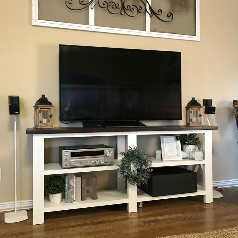 Add A Console Table With Decor