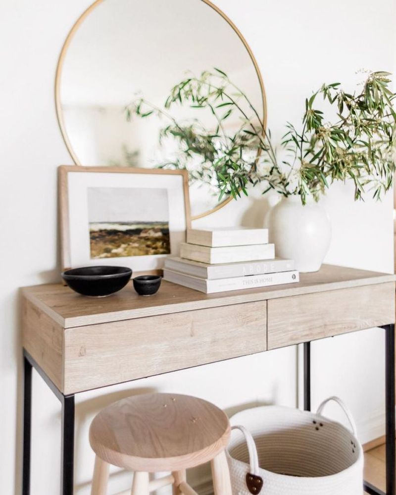 Lean Art on Console Tables
