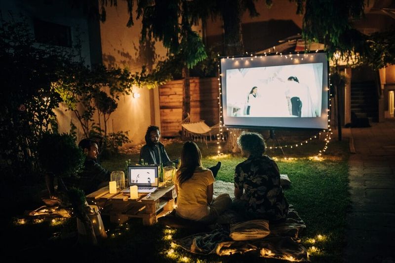 Hang a Backyard Movie Screen