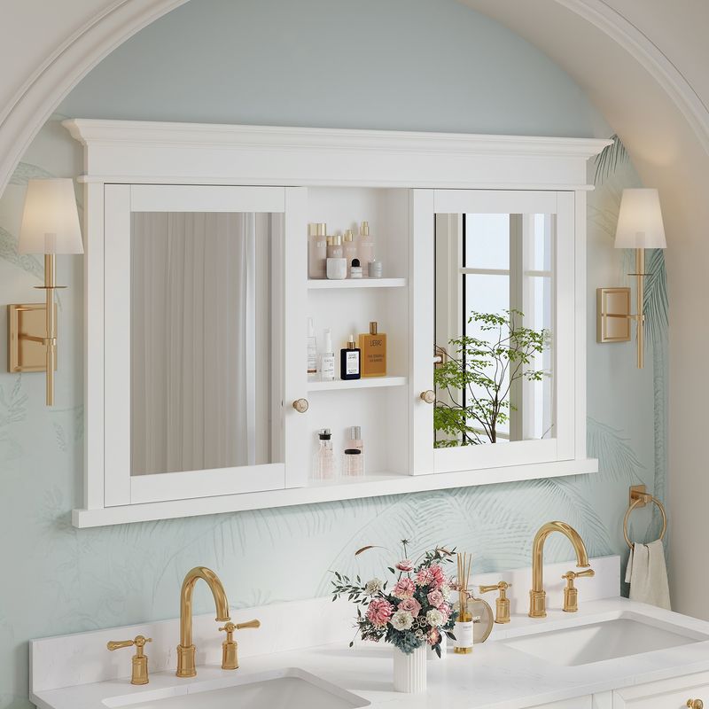Recessed Medicine Cabinet Instead Of Surface Mount