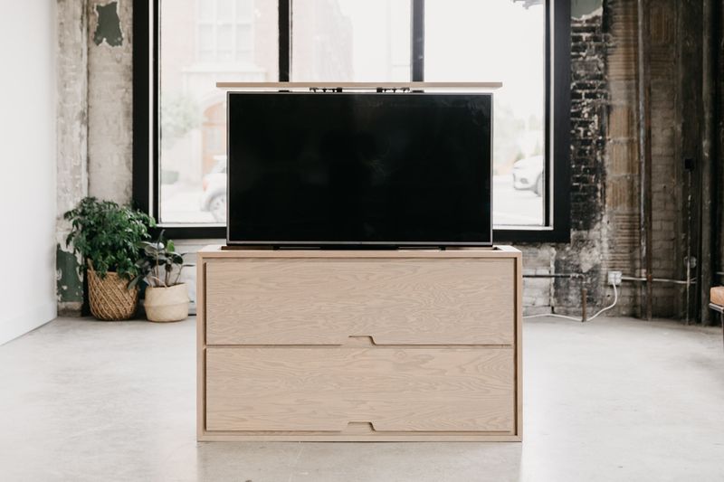 Concealed TV cabinet