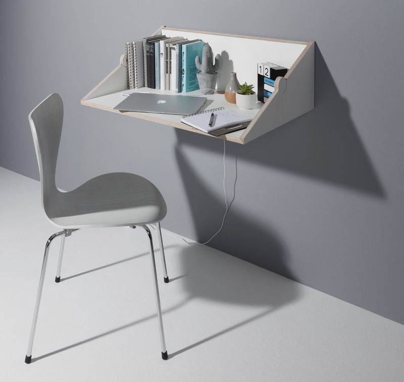 Bookshelf Desk Hybrid