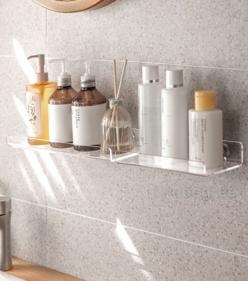 Floating Acrylic Shelves