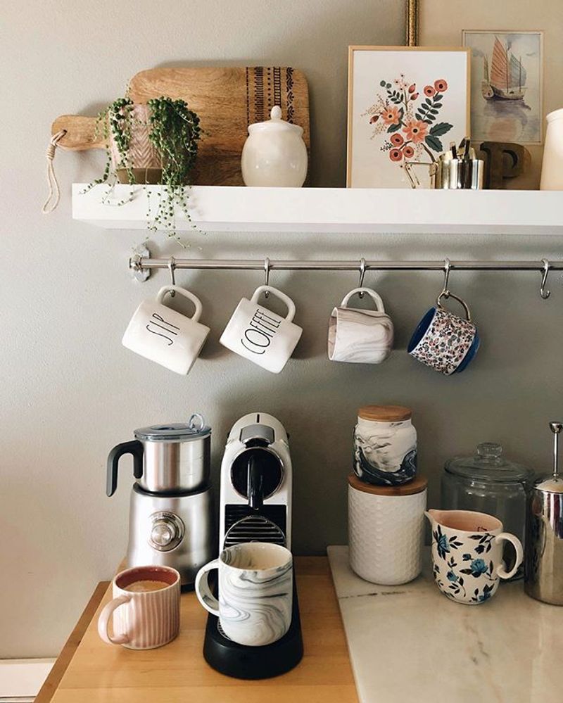 Keep a Teapot and Mugs Within Reach