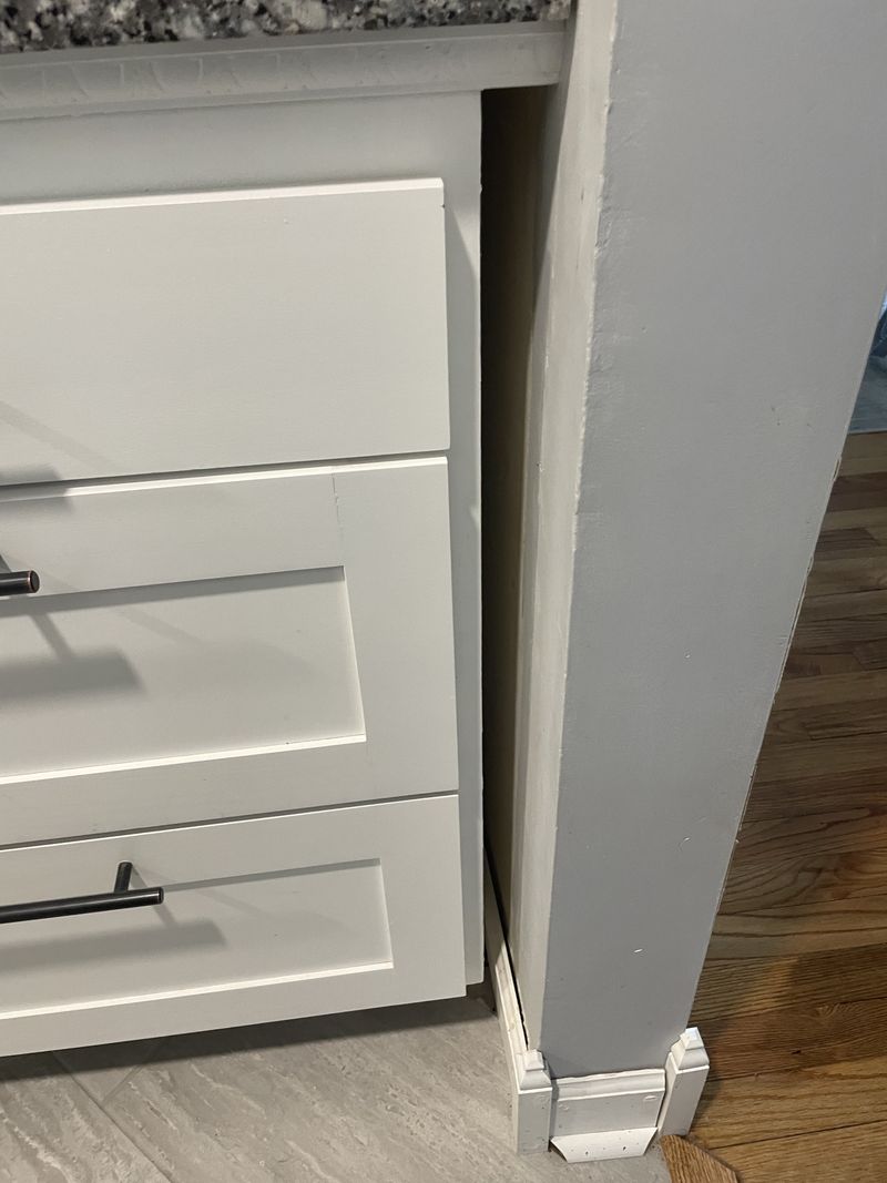 Awkward Gaps Between Cabinets and Walls