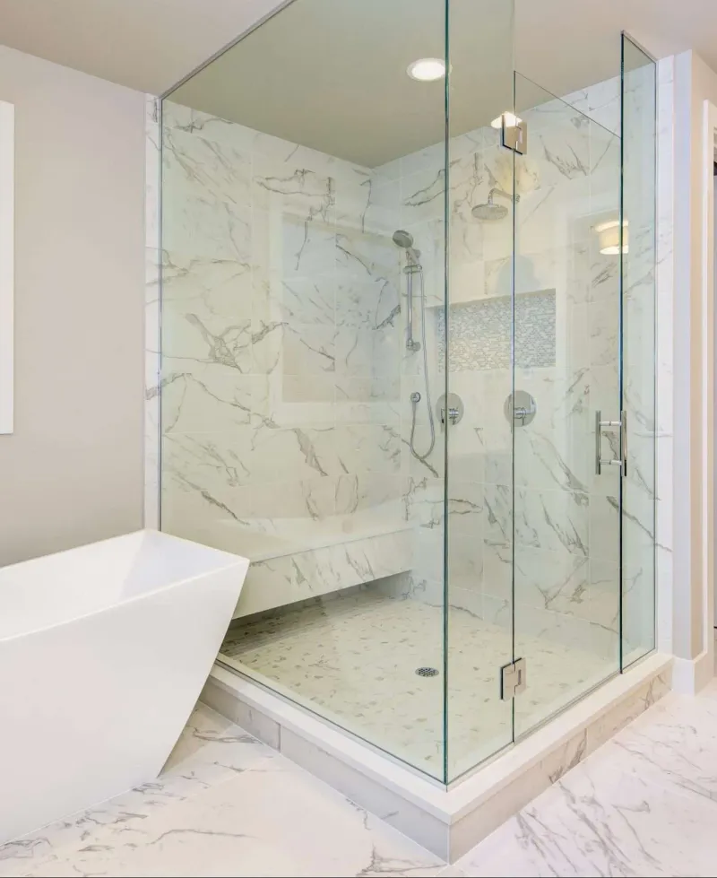 Frameless Glass Shower