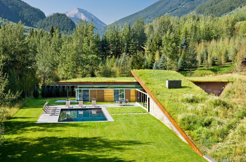 Solar-Powered Sanctuary on a Mountain Ridge