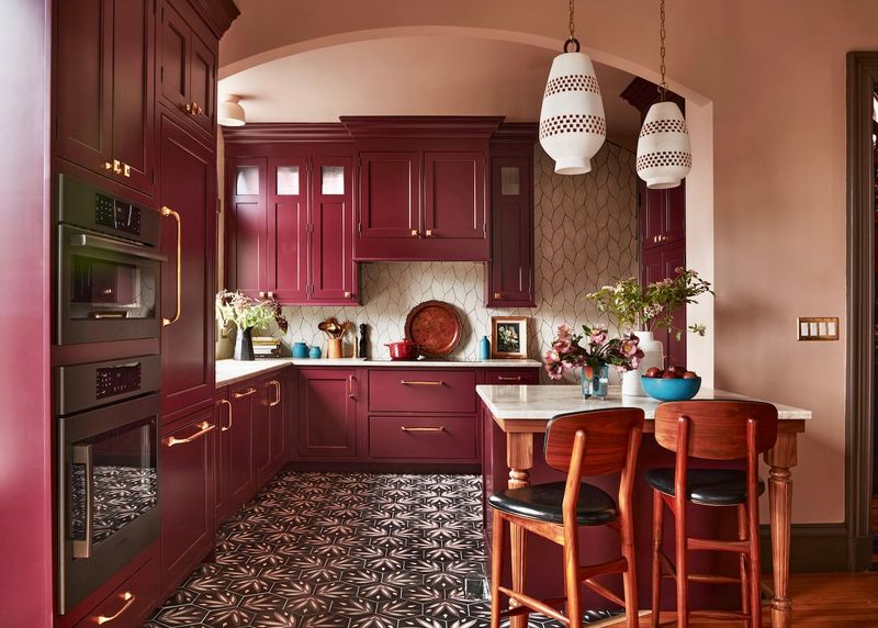 Go Moody Jewel Tones to Match Red