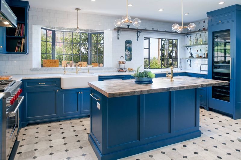 Cobalt Blue Kitchen