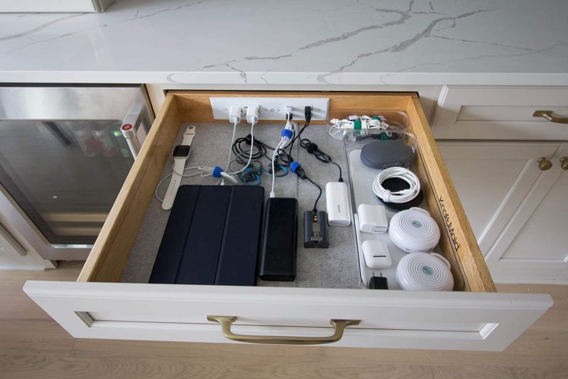 Home Phone Nook → Tech Charging Station or Drop Zone