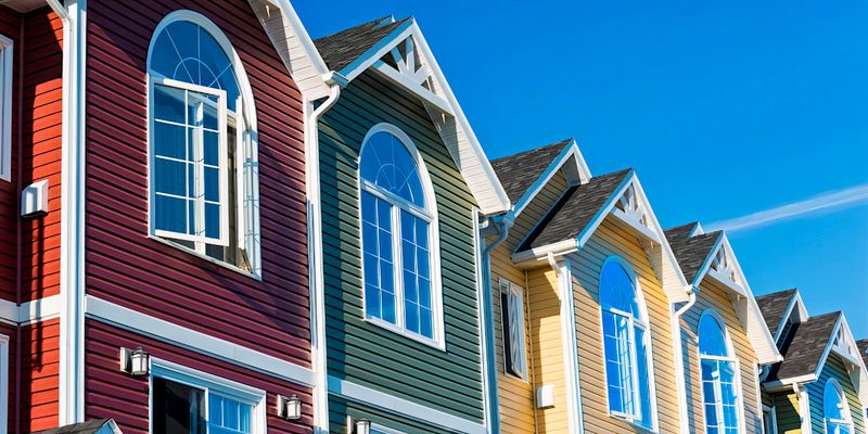 Vinyl Siding in Loud Colors