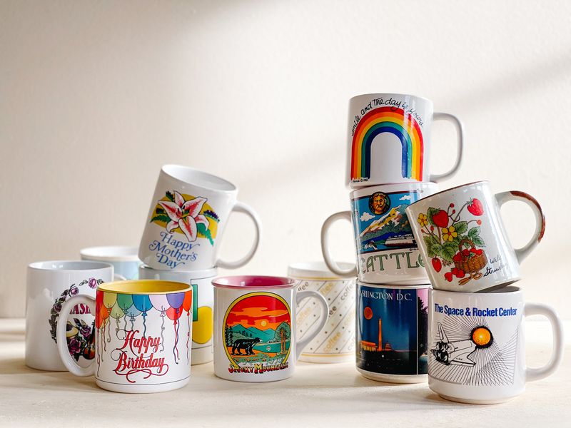 Old Mismatched Mugs
