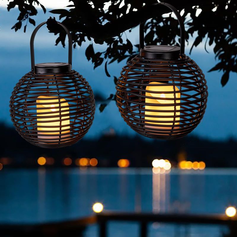 Rattan Lanterns and Midnight Candles
