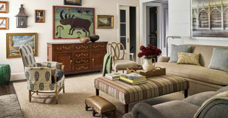 Family Heirlooms And English Design Give A Basic 1960s Atlanta Ranch Home A Fresh Look