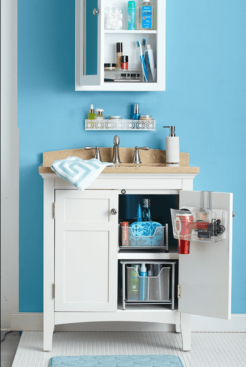 Tension Rod Under-Sink Organizer