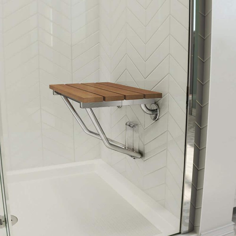 Floating Wooden Bench