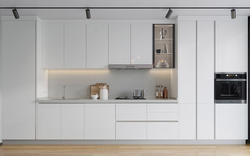 Small Space Kitchen with Vertical Storage
