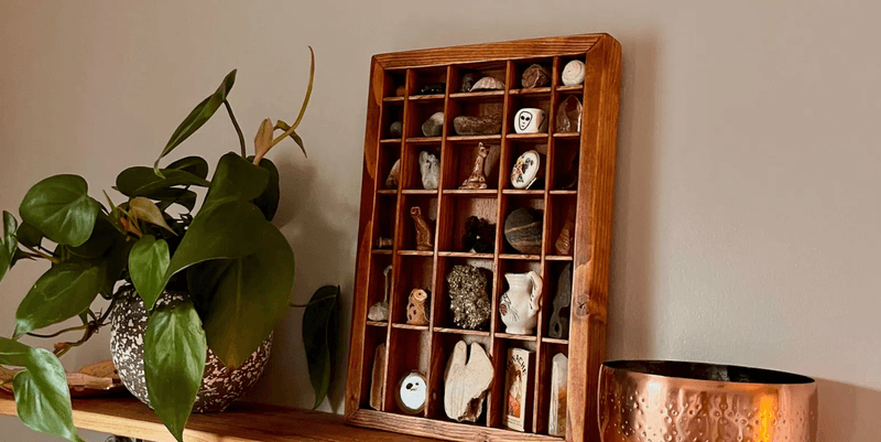 Trinket Shelves Full Of Memories