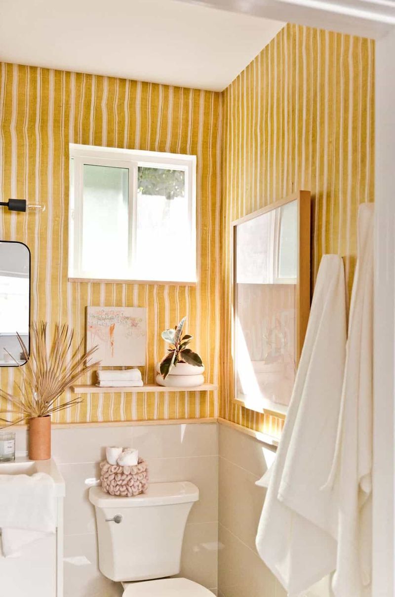 Sunny Yellow Bathrooms