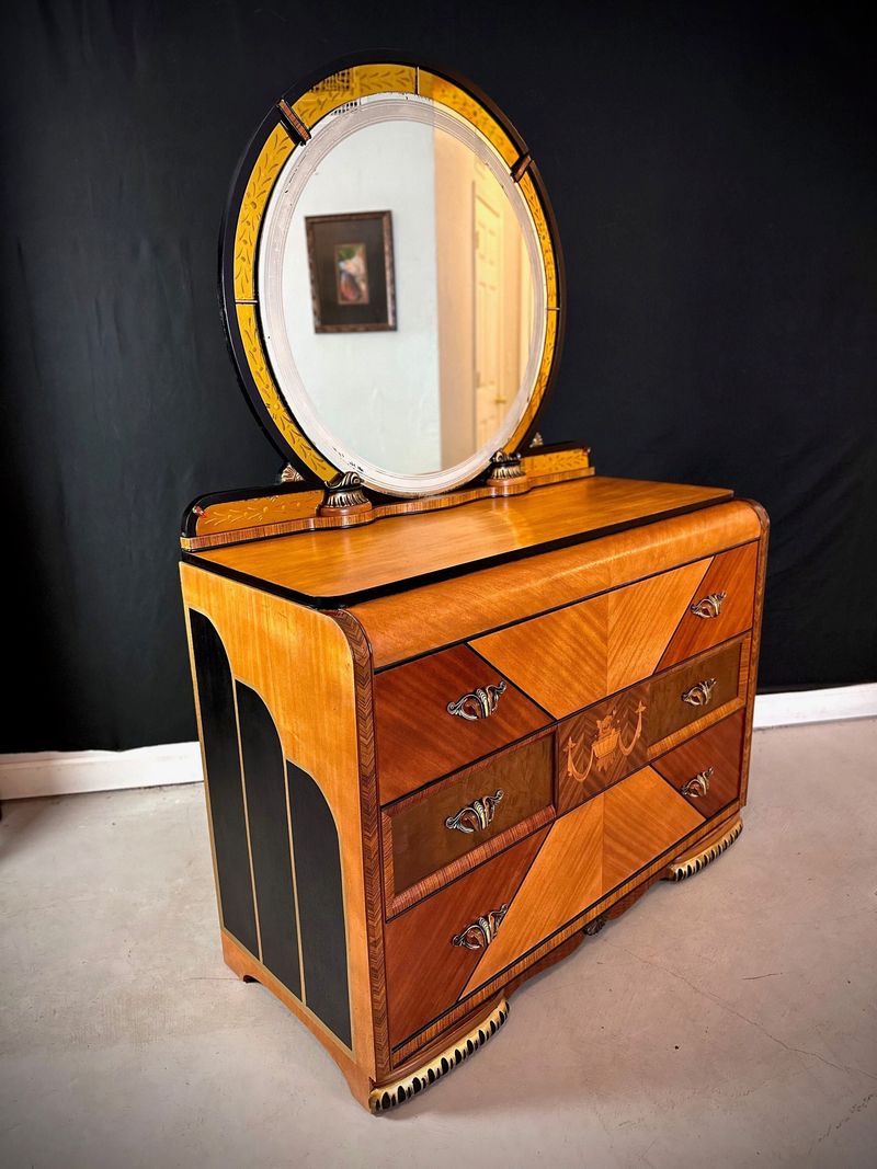 Art Deco Waterfall Vanity