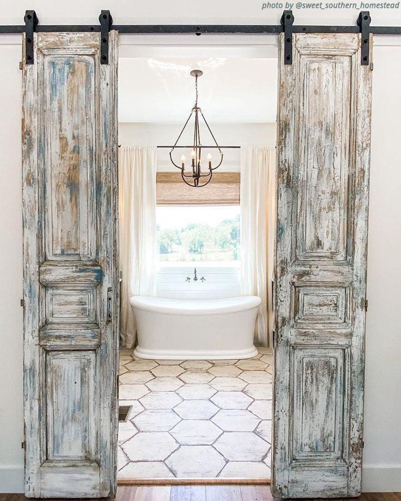 Barn Door Shower Enclosures