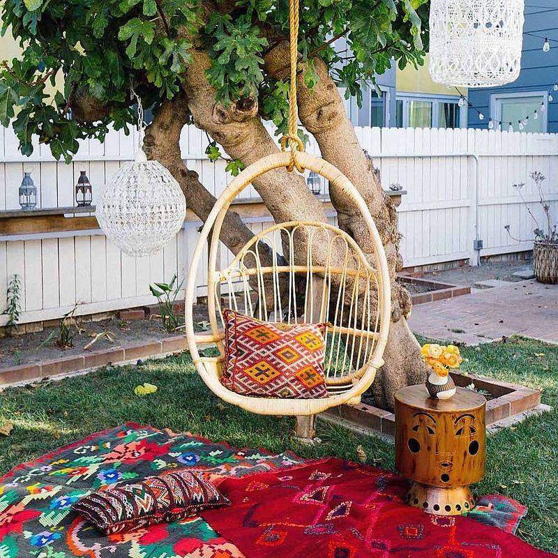 Reading Nook Under Trees