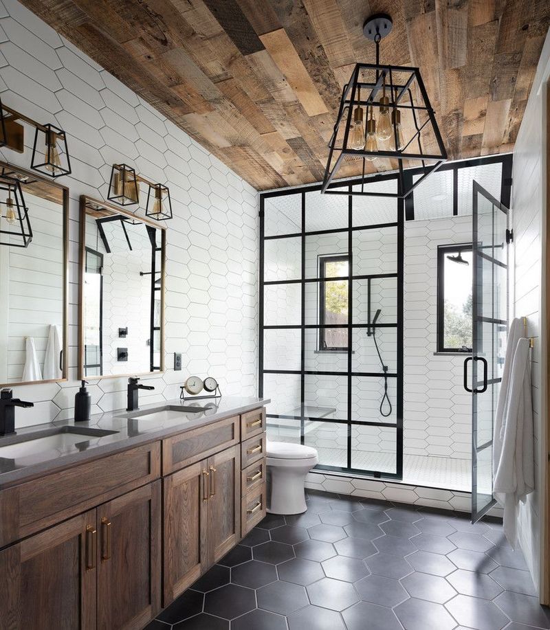 Industrial-Style Glass Block Walls