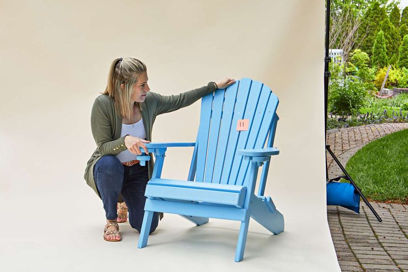 Powder Blue Adirondack Chairs